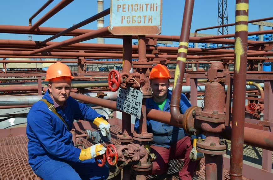 Ревізія запірної арматури на сховищі рідкого аміаку