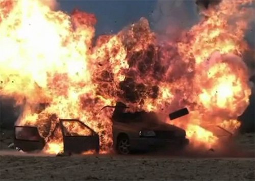 В окупованому Скадовську вибухнула автівка колаборанта