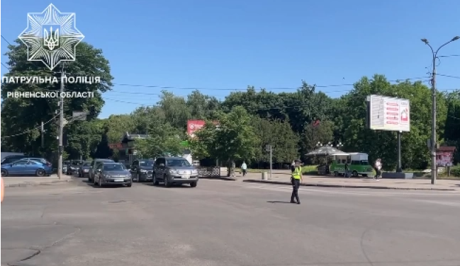 На одному з перехресть Рівного не працюють світлофори 