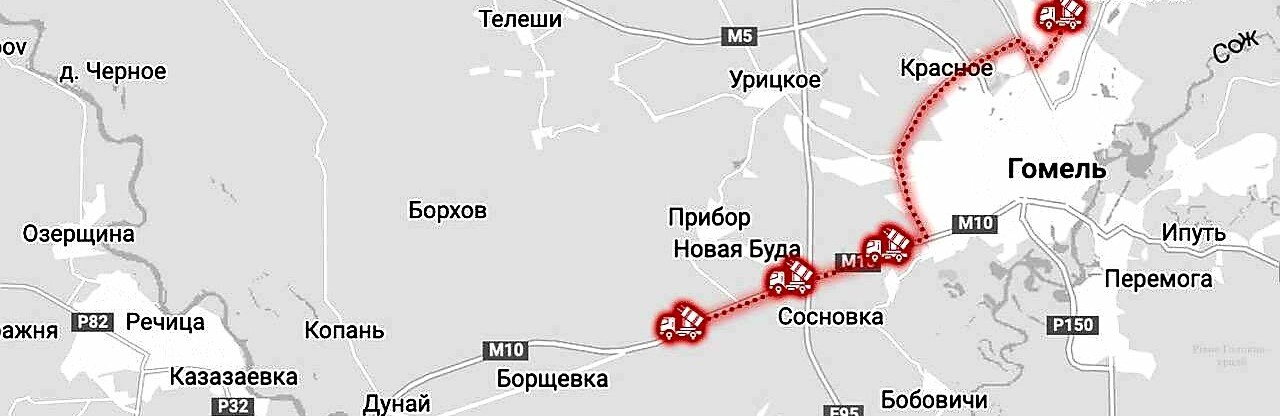 Нова партія рашистських ракет засвітилась у Білорусі