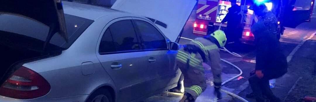У Рівному під час руху загорівся 