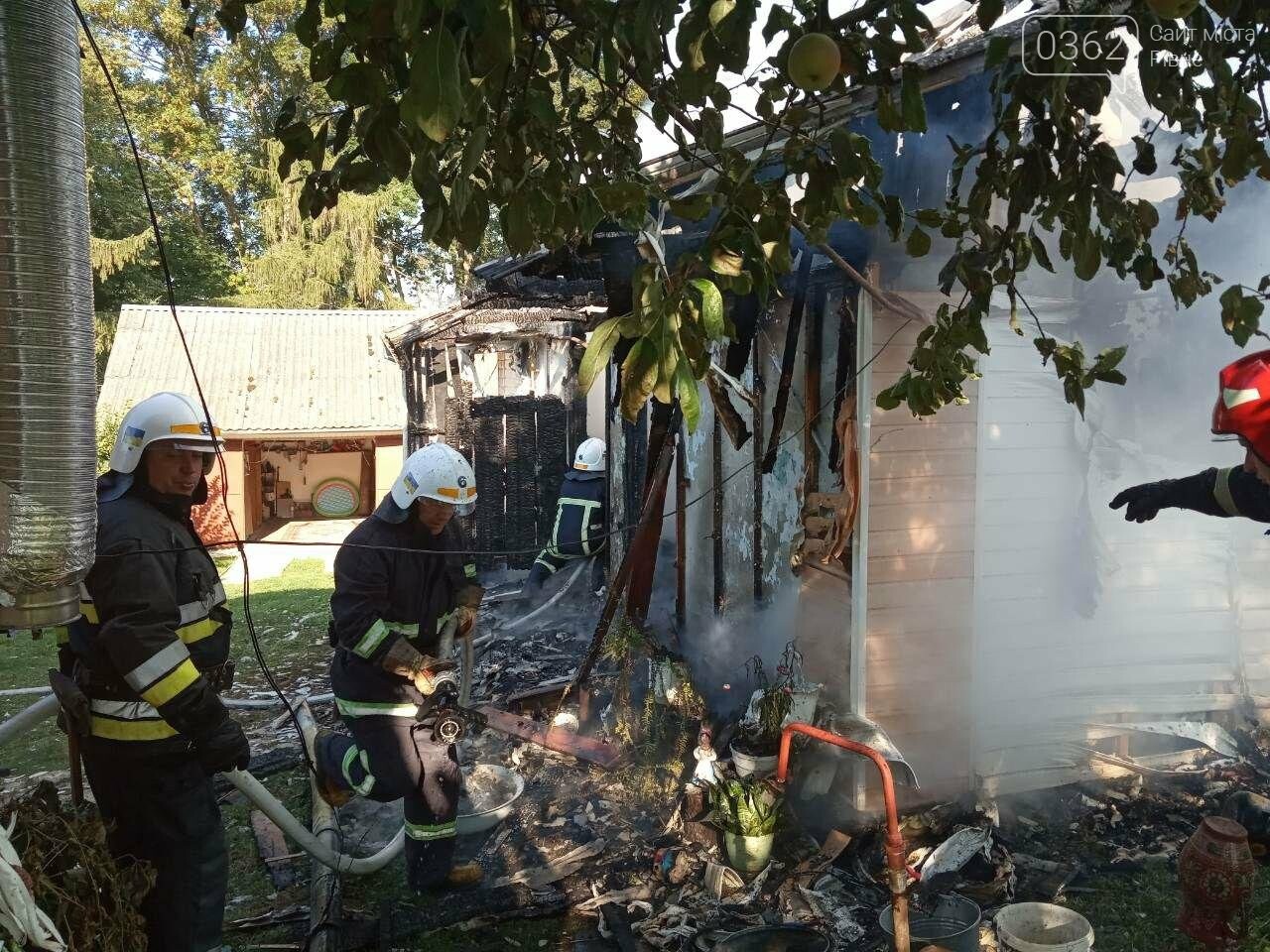 Рятувальники врятували два будинки від пожежі у Млинівськом..., фото-1 Рятувальники врятували два будинки від пожежі у Млинівському районі (ФОТО), фото-1