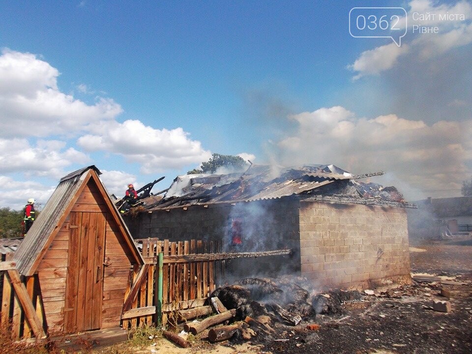 На Рівненщині палало господарство: згорів гараж і трактор (..., фото-1 На Рівненщині палало господарство: згорів гараж і трактор (ФОТО), фото-1