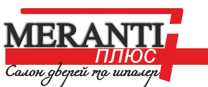 Логотип - Салон дверей та шпалер "MERANTI" плюс