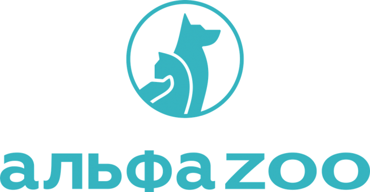 Логотип - «АльфаЗоо» - мережа Грумінг-салонів та Зоомагазинів, інтернет-магазин.