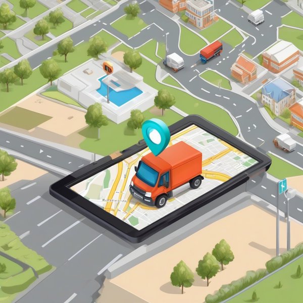 Малотоннажне вантажне авто в місті